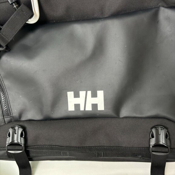 Helly Hansen Black Messenger Bag  Adjustable Shoulder Strap Broken Back Zipper - Picture 3 of 16